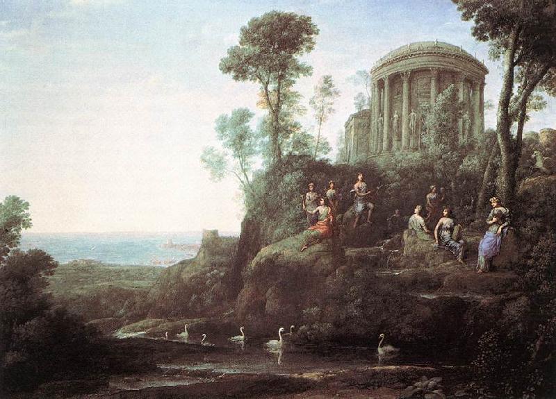 Apollo and the Muses on Mount Helion, Claude Lorrain